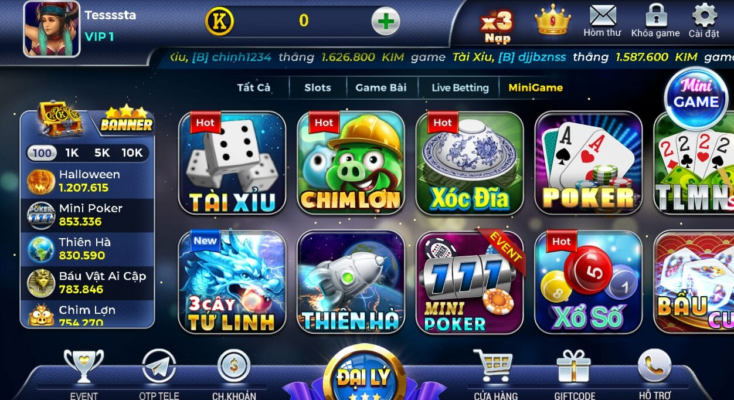 Các game đổi thưởng Hot nhất tại Bạch Kim Club